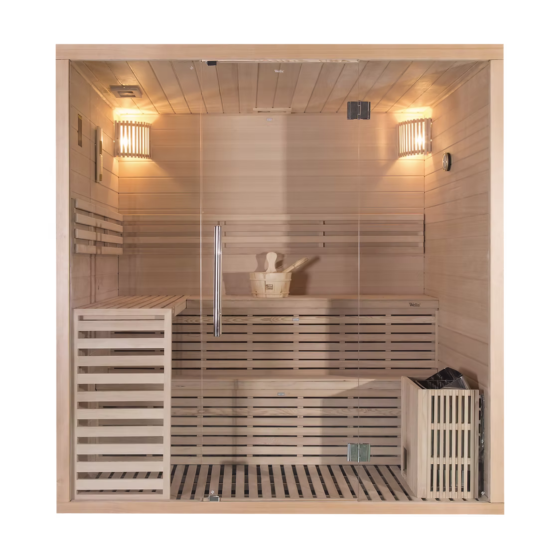 Spa Wellis Calidus Finnish Sauna – Sauna de lujo europeo para Uruguay